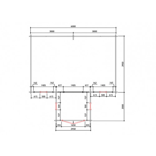 Chalet design bois brut - 36 m2