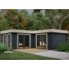 Chalet design en madriers bois 45 mm - 37 m2