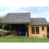 Chalet country + auvent - 27m2