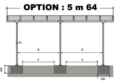 OPTION 5m64 - VENDUE AVEC UN CARPORT