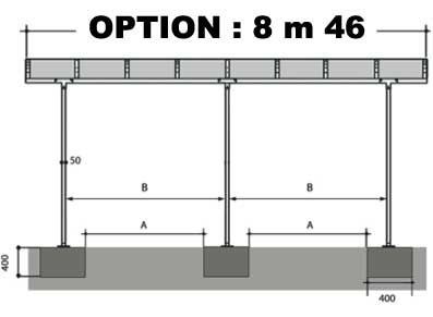 OPTION 8m46 - VENDUE AVEC UN CARPORT