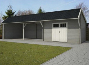 Chalet grange bois 45 mm - 39 m2