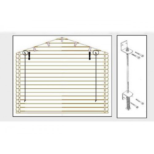 Bureau de jardin toit pyramidal - 21m2
