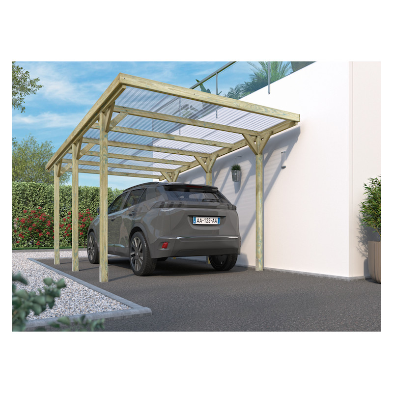 LOT DE 6 SABOTS D'ANCRAGE POUR CARPORT POTEAUX 90X90