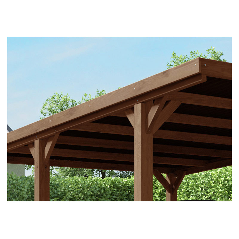 Carport Bois Traité A Petit Prix - 16.5 m2