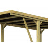 Carport bois traité - 16.50M2