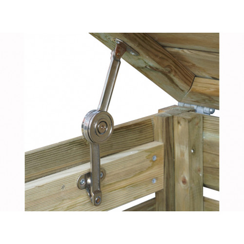 Abri poubelle bois traité - 19MM