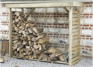 RANGEMENT BOIS DE CHAUFFAGE : ABRI BOIS OU METAL - France Abris