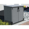 Abri rangement en résine gris 850 L