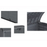 Abri rangement gris 1200 L