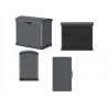 Abri rangement gris 1200 L