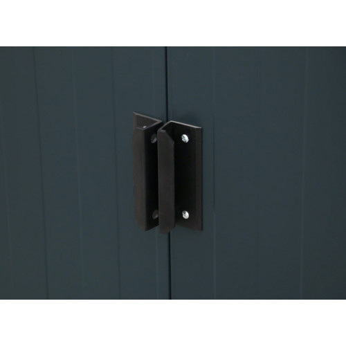 abri jardin métallique anthracite