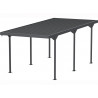 CARPORT METAL TOIT PLAT - 15.58 M2