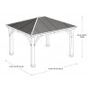 Pavillon en Bois de cèdre - 15m2