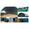 Différents tunnels de stockage en PVC armé forme arrondie