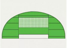 PIGNON PORTE RELEVABLE pour tunnel stockage PVC
