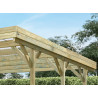 Carport double bois traité - 31M2