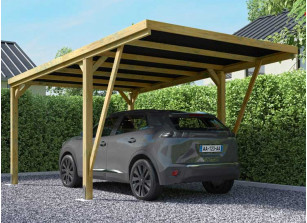 Carport bois traité - 16.50M2