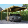 Carport bois traité - 16.50M2