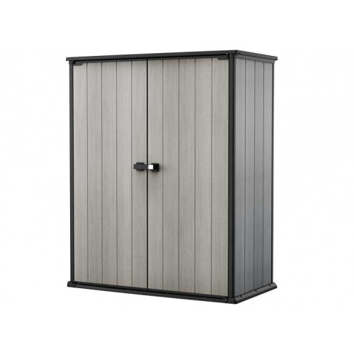 Armoire haute en résine 1400 L gris