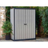 Armoire haute en résine 1400 L gris