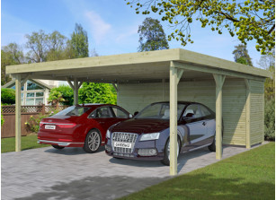 ABRI VOITURE DOUBLE + ATELIER 40M2