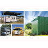 ABRI CAMPING CAR METALLIQUE 4.00 M X 8.00 M