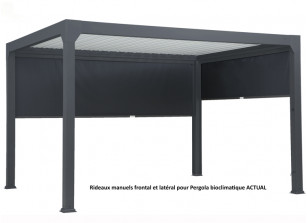 OPTION RIDEAU MANUEL 3 M POUR PERGOLA BIOCLIMATIQUE