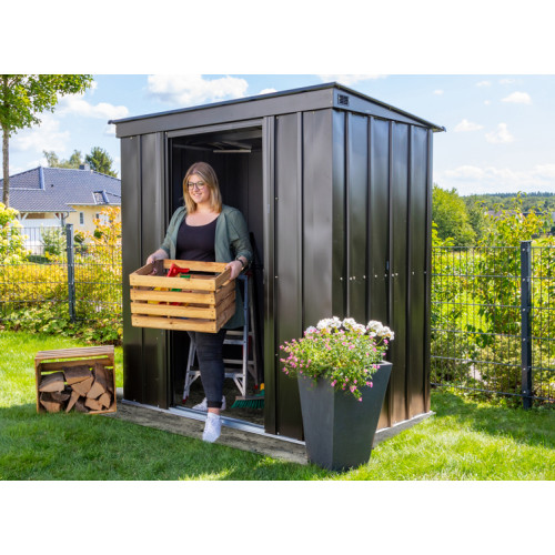 Abri métal porte coulissante - 3.02M2