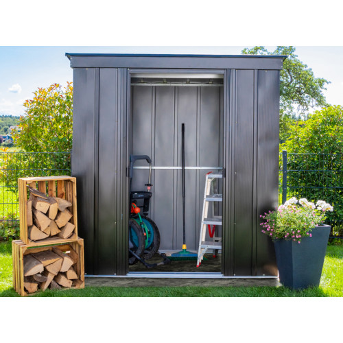 Abri métal porte coulissante - 3.02M2