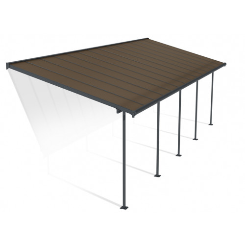 Abri Terrasse Alu Gris - 25m2