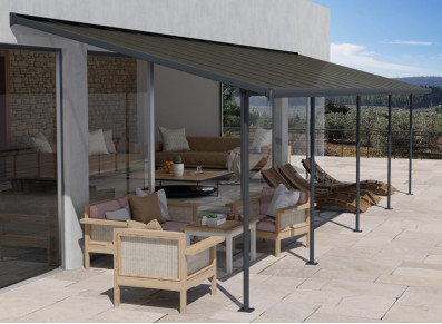 Abri Terrasse Alu Gris - 25m2