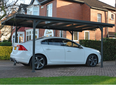 CARPORT ALUMINIUM TOIT PLAT