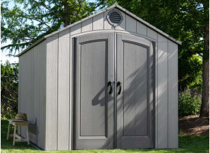 Abri jardin résine avec plancher et puits de lumière - 7.44M2