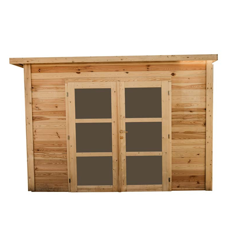 Abri de Jardin Bois 28 mm (204x210x197cm) - Habrita