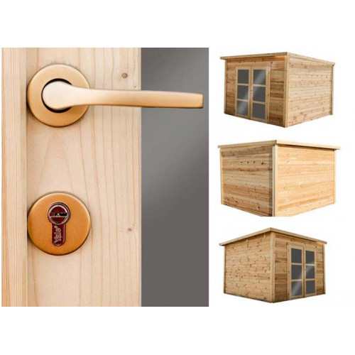 Abri jardin bois 28 mm - 9 m²