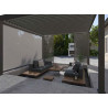 Pergola Bioclimatique Aluminium Gris 16m2