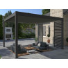 Pergola Bioclimatique Aluminium Gris 16m2