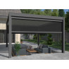 Pergola Bioclimatique Aluminium Gris 16m2