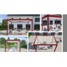 PERGOLA ALU BIOCLIMATIQUE BICOLOR 12M2