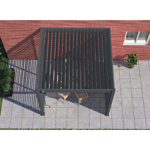 PERGOLA BIOCLIMATIQUE ALUMINIUM 9M2