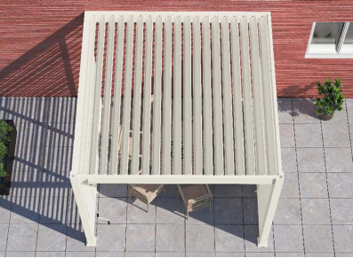 PERGOLA BIOCLIMATIQUE ALUMINIUM 9M2