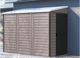 ABRI JARDIN ADOSSABLE RESINE 2.06 m²