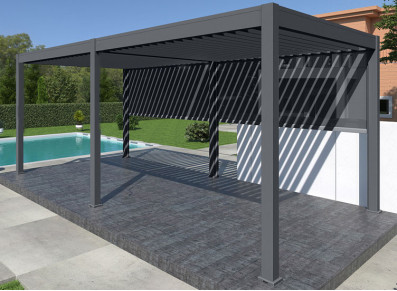 PERGOLA BIOCLIMATIQUE ALU 18M2