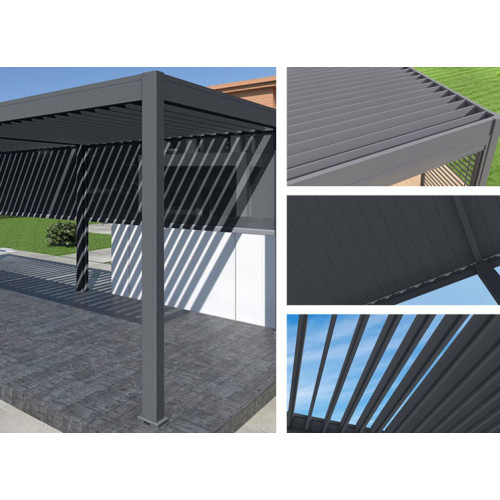 PERGOLA BIOCLIMATIQUE ALU 18M2