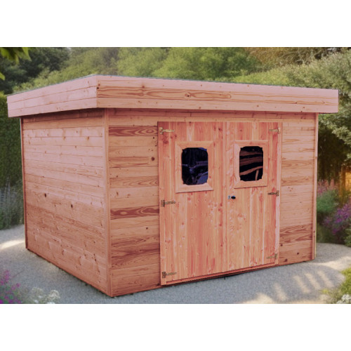 SERRURE TYPE POUR ABRI EN BOIS DOUGLAS