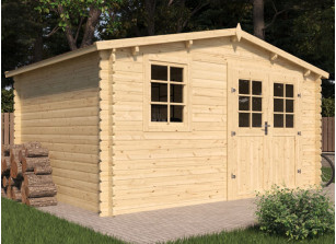 Abri Jardin Bois Brut - 14M2