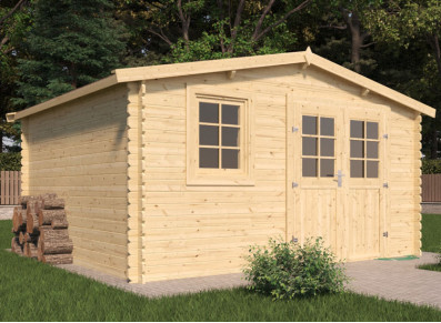 Abri Jardin Bois brut - 12M2