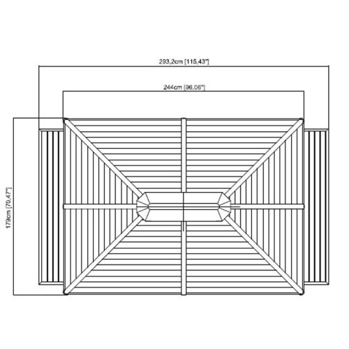 TONNELLE  BARBECUE DE 5.25M2