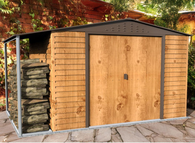 ABRI JARDIN METAL + APPENTIS 4.81 m²
